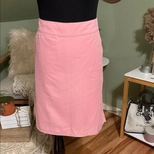 Women's Pink A-Line Skort - beautiful flower detail